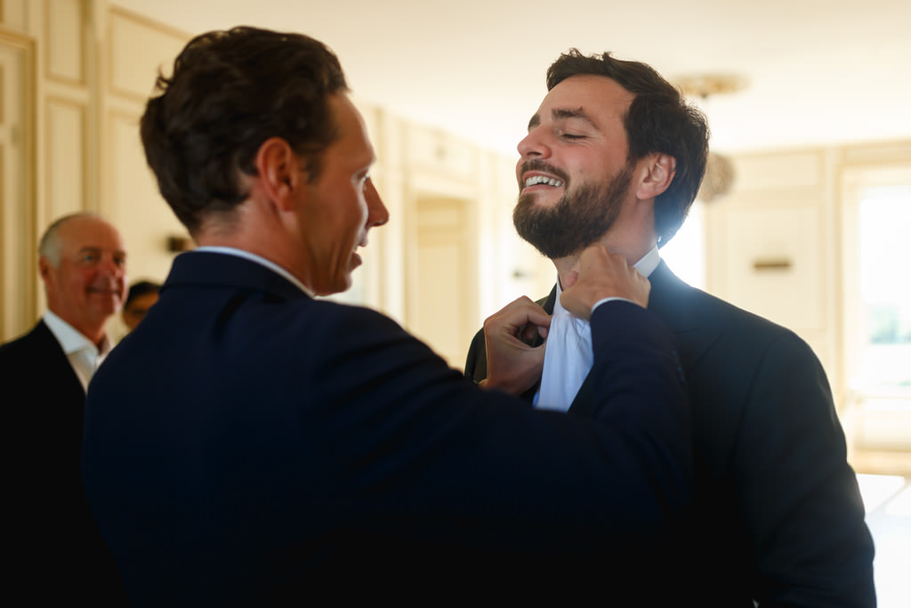 Préparatifs du marié